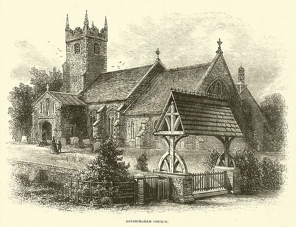 Sandringham Church (engraving)
