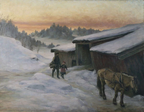 From Sandviken, 1873 (oil on canvas)