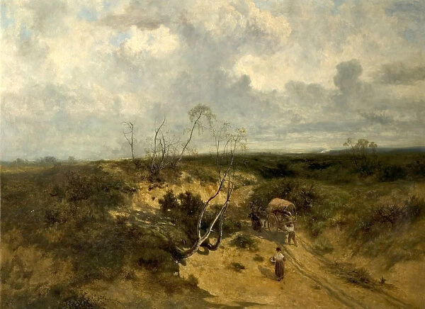 A Sandy Bit of Road, 1874 (oil on canvas)