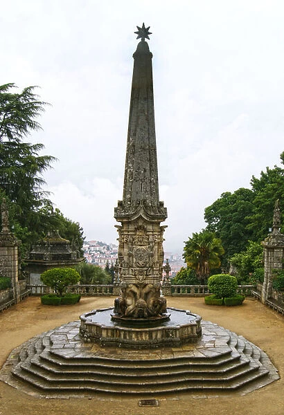 Santuario de Nossa Senhora dos Remedios obelisk, Lamego, Portugal. 1738 (granite)