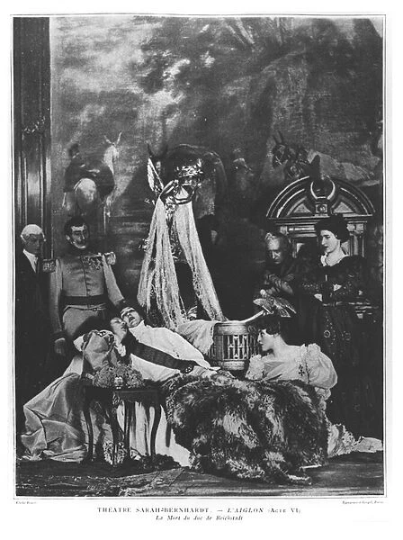 Sarah Bernhardt (1844-1923) in L Aiglon by Edmond Rostand (1868-1918