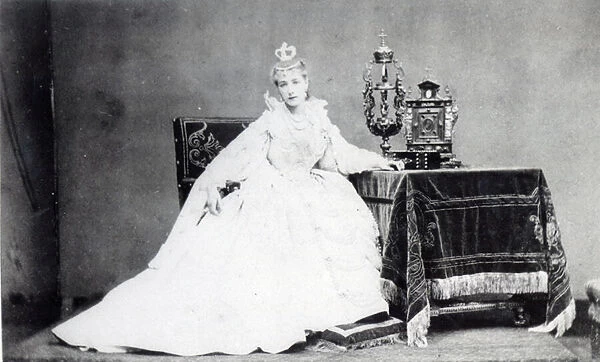 Sarah Bernhardt (1844-1923) in the role of Marie de Neubourg in Ruy Blas