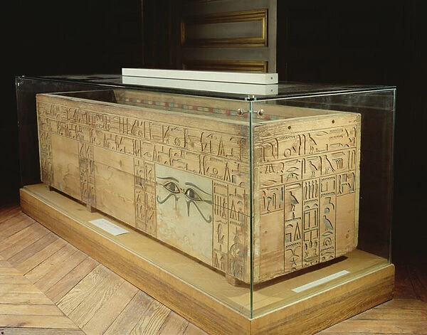 Sarcophagus of Nakhti, chancellor during the reign of Sesostris I (c. 1956-c