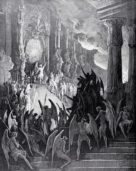 Satan in Council, from Book I of Paradise Lost