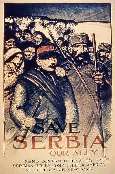 Save Serbia Our Ally, poster, 1915 (litho)