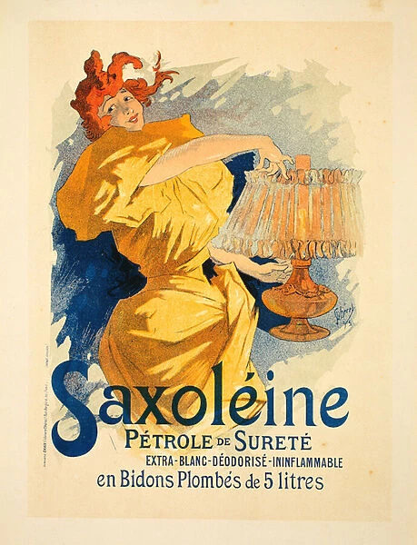Saxoleine, 1896 (colour litho)