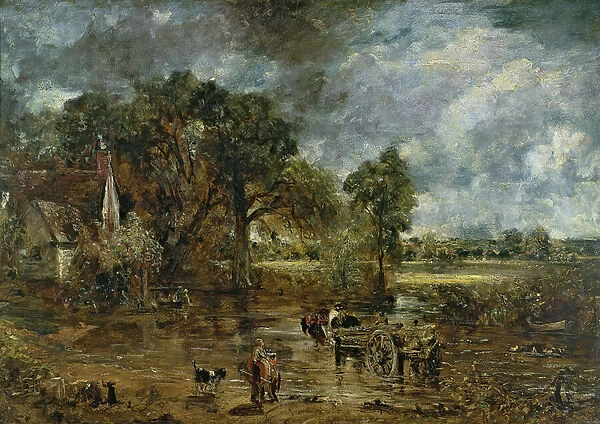 Full scale study for The Hay Wain, c. 1821 (oil on canvas)