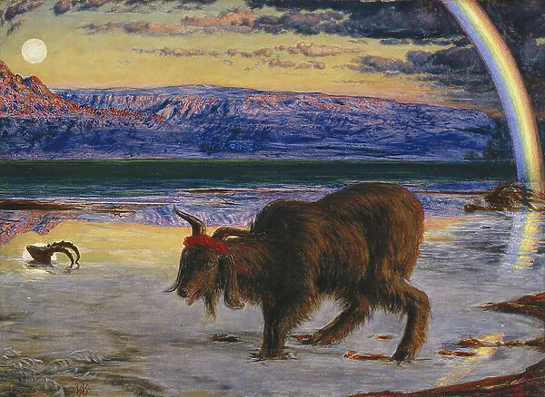 The Scapegoat, 1854-55 (oil on canvas)