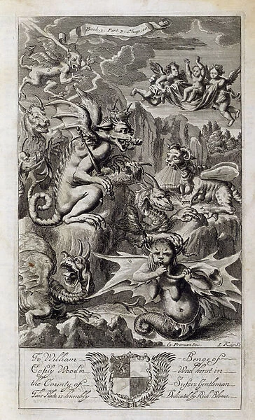 Scene of Hell, illustration from Book 1 Part 3 Chapter 10 of