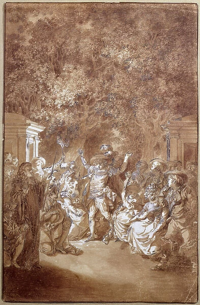 Scene from of The Marriage of Figaro by Pierre-Augustin Caron de Beaumarchais