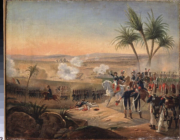 Scene of a military offensive