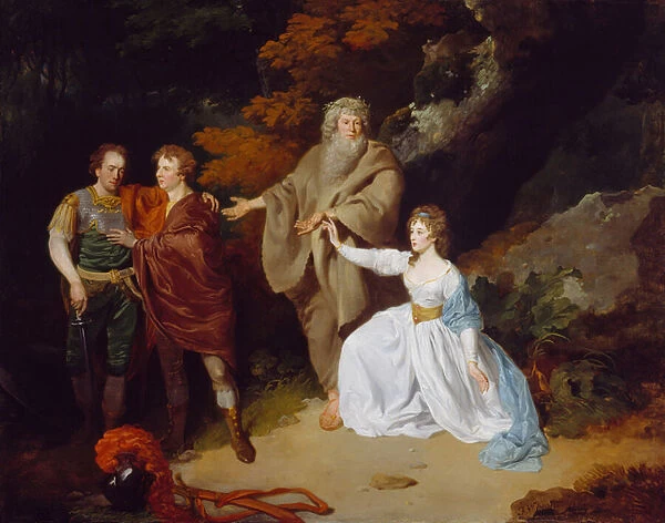 A Scene From Shakespeares The Tempest, 1787 (oil on canvas)