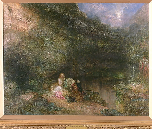 Scene from the Tempest (oil on canvas)