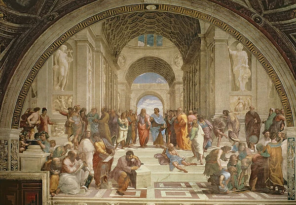 School of Athens, from the Stanza della Segnatura, 1510-11 (fresco)