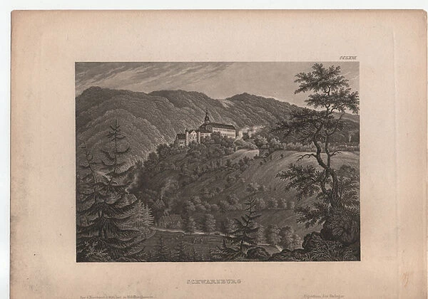 Schwarzburg, 1839 (engraving)