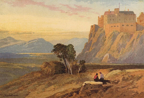 Scotland, Stirling Castle (colour litho)