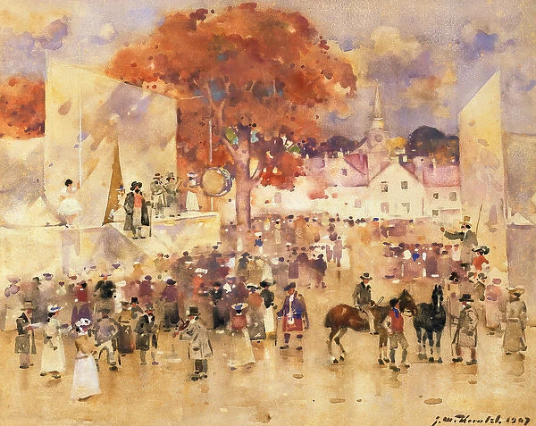 Scottish Fair, 1907 (w  /  c on paper)