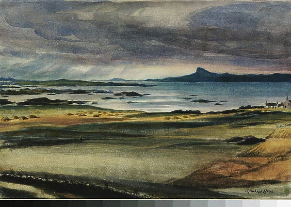 The Scuirr of Eigg (w / c on paper)