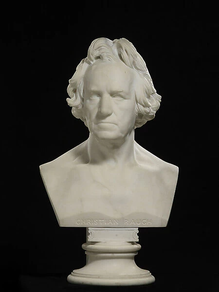 The sculptor Christian Daniel Rauch, 1857 (marble)