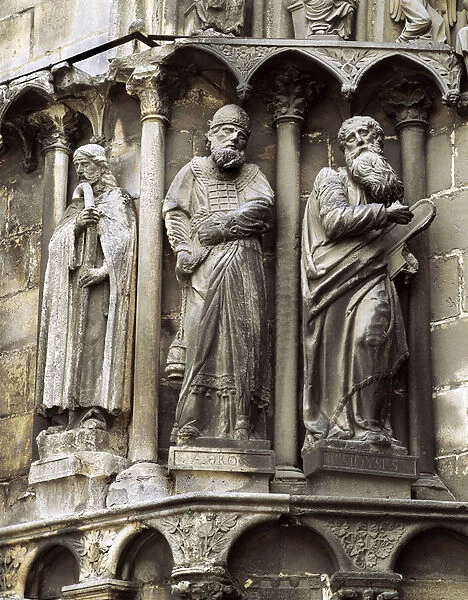 Sculpture from the cathedral of Santa Maria de Burgos 1221-1568, Spain
