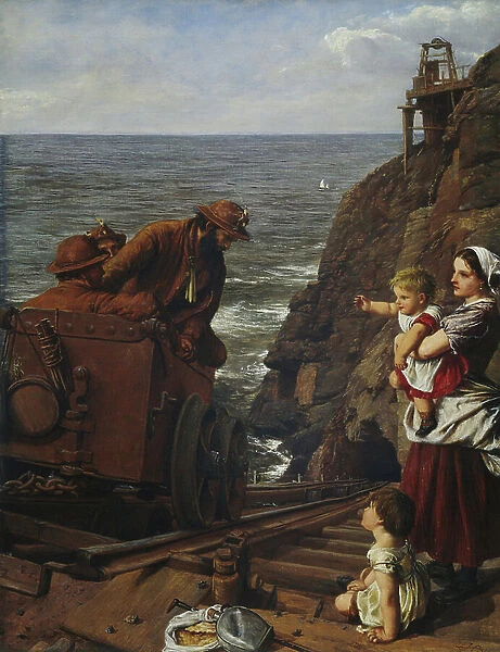 From Under the Sea, 1864 (oil on canvas)