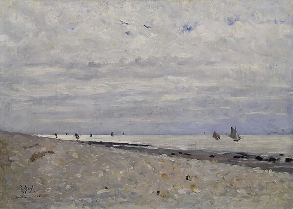 Sea Landscape off Honfleur, 1881 (oil on canvas)