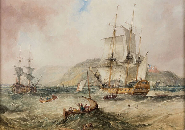 Sea Piece, 1794-1807 (watercolour on paper)