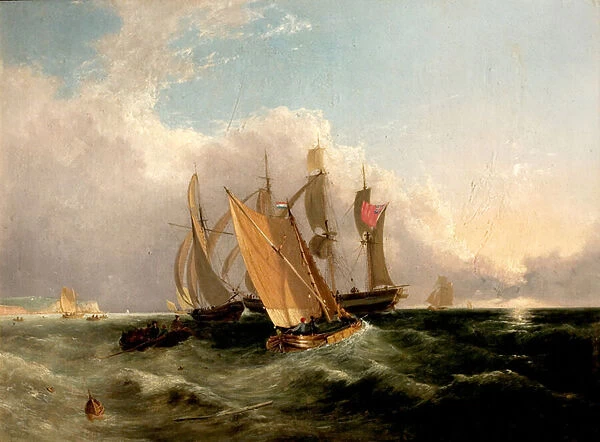 Sea Piece, 1827 (oil on canvas)