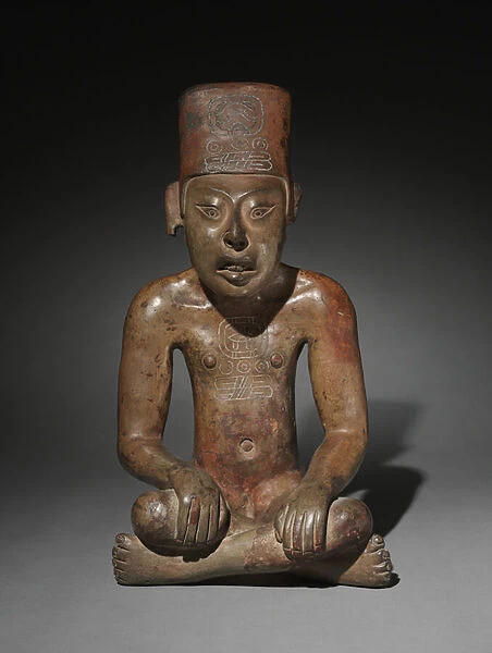 Seated Figure, Oaxaca, 300 BC-700 AD (ceramic)