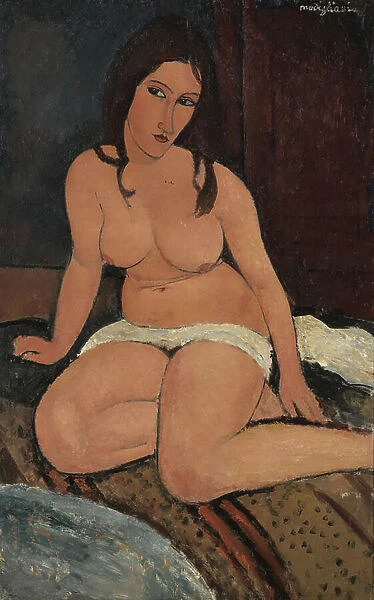 Seated Nude, 1917 (oil on canvas)