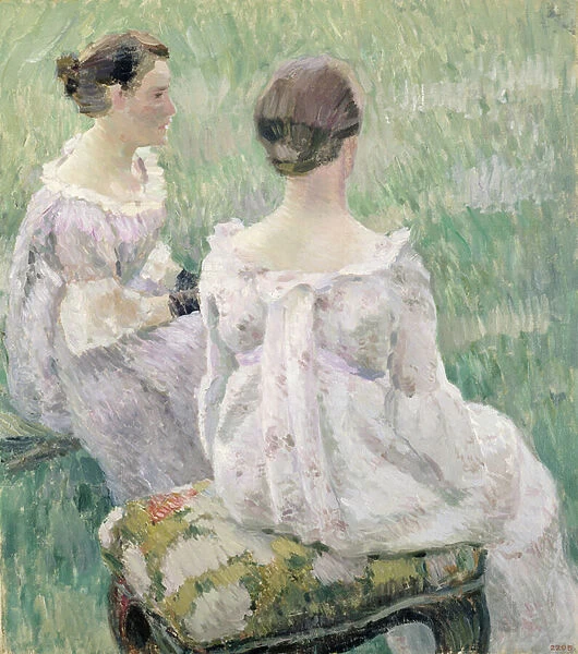 Two Seated Women, 1899 (oil on canvas)