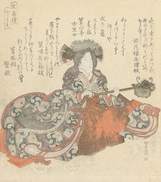 Segawa Kikunojo as Tomoe Gozen, c. 1825-29 (colour woodcut)