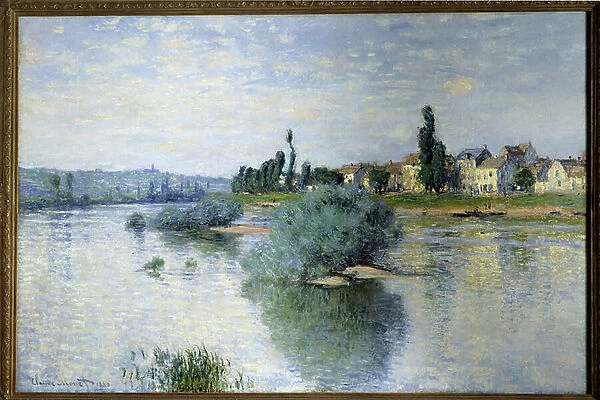 The Seine at Lavacourt, 1880 (oil on canvas)