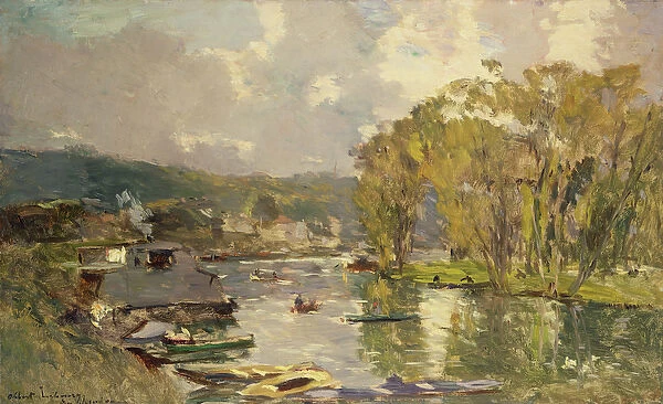 Along the Seine at Meudon, c. 1893 (oil on canvas)