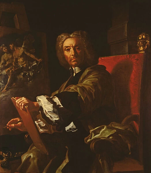 Self Portrait, 1730-31 (oil on canvas)