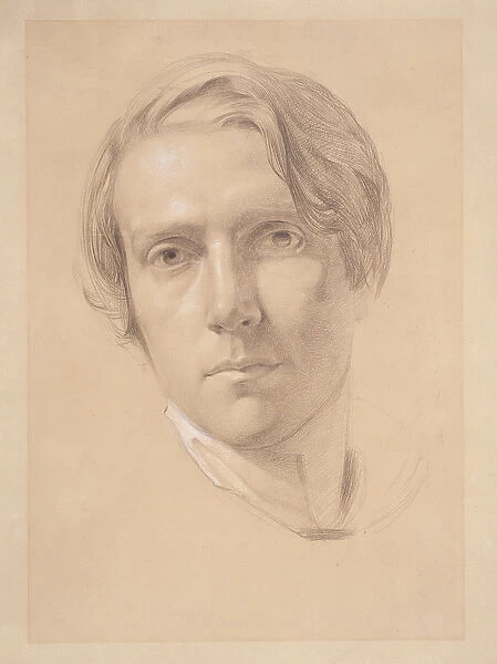 Self Portrait, 1830 (graphite heightened with white on buff paper)