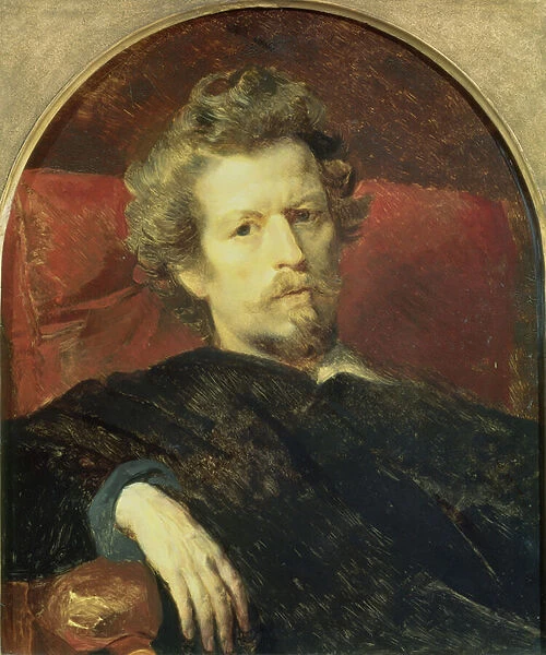 Self Portrait, 1848 (oil on cardboard)