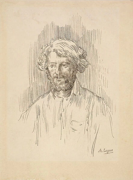 Self Portrait, 1858 (pen and ink on paper)