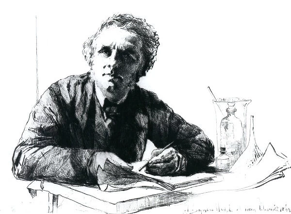 Self Portrait, 1862 (pen & ink on paper)