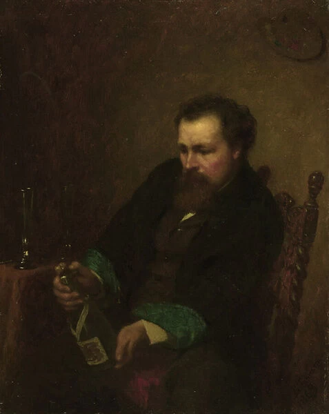 Self-Portrait, 1863 (oil on millboard)