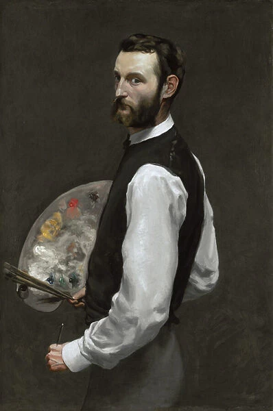 Self portrait, 1865-66 (oil on canvas)