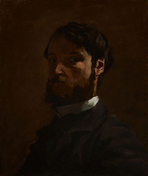 Self portrait, 1867-68 (oil on canvas)