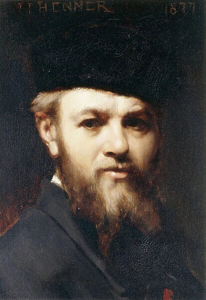 A Self Portrait, 1877 (oil on canvas)