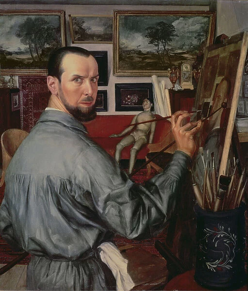 Self Portrait, 1917 (oil on canvas)