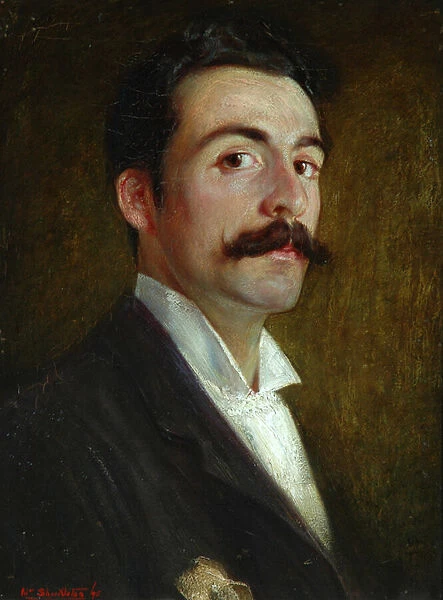 Self Portrait at the Age of 23 Years, 1895 (oil on canvas)