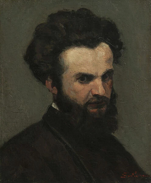 Self-Portrait, c.1872-74 (oil on fabric)