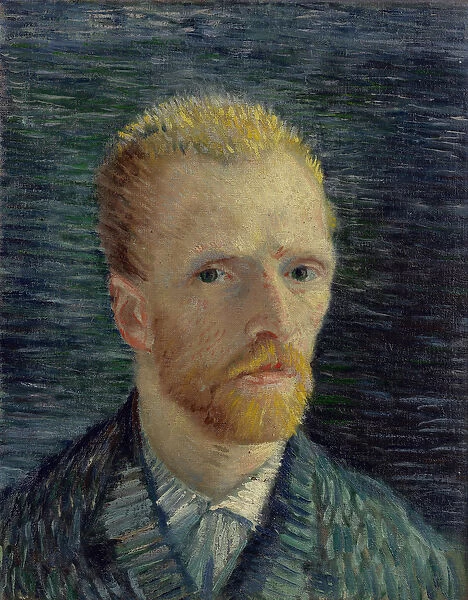 Self-Portrait par Gogh, Vincent, van (1853-1890). Oil on canvas, size : 42, 2x34, 5, 1887