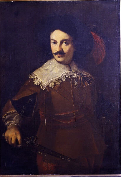 Self Portrait with a Pistol, c. 1610 (oil on canvas)