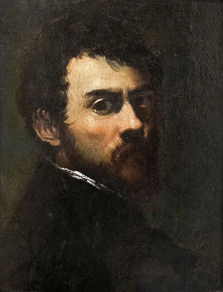 Self portrait as a young man, 1548 (oil on panel)