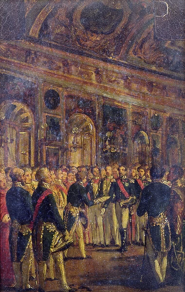 The Senate Presenting Louis Napoleon Bonaparte (1808-73) with the Result of the Plebiscite